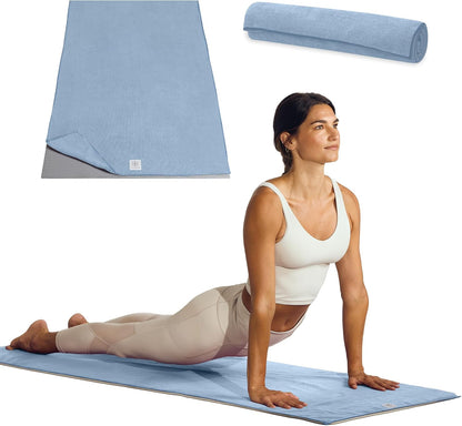 Yoga Mat Towel Microfiber Mat-Sized Yoga Towel for Hot Yoga