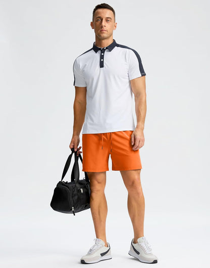 Soothfeel Men's Running Shorts with Zipper Pockets 9"/ 7"/ 5" Quick Dry Eight Basketball Gym Workout Athletic Shorts