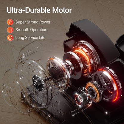 Under Desk Elliptical Machine Seated Pedal Exerciser | Quiet Leg Exerciser While Sitting, Mini Portable Leg Exercise Machine with Remote, Adjustable 12-Speeds, Manual & Auto Mode