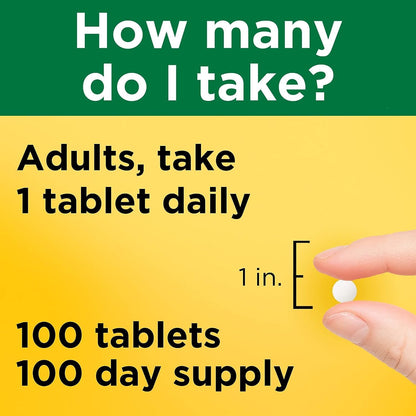 Nature Made Magnesium Oxide 250 mg, 100 Tablets