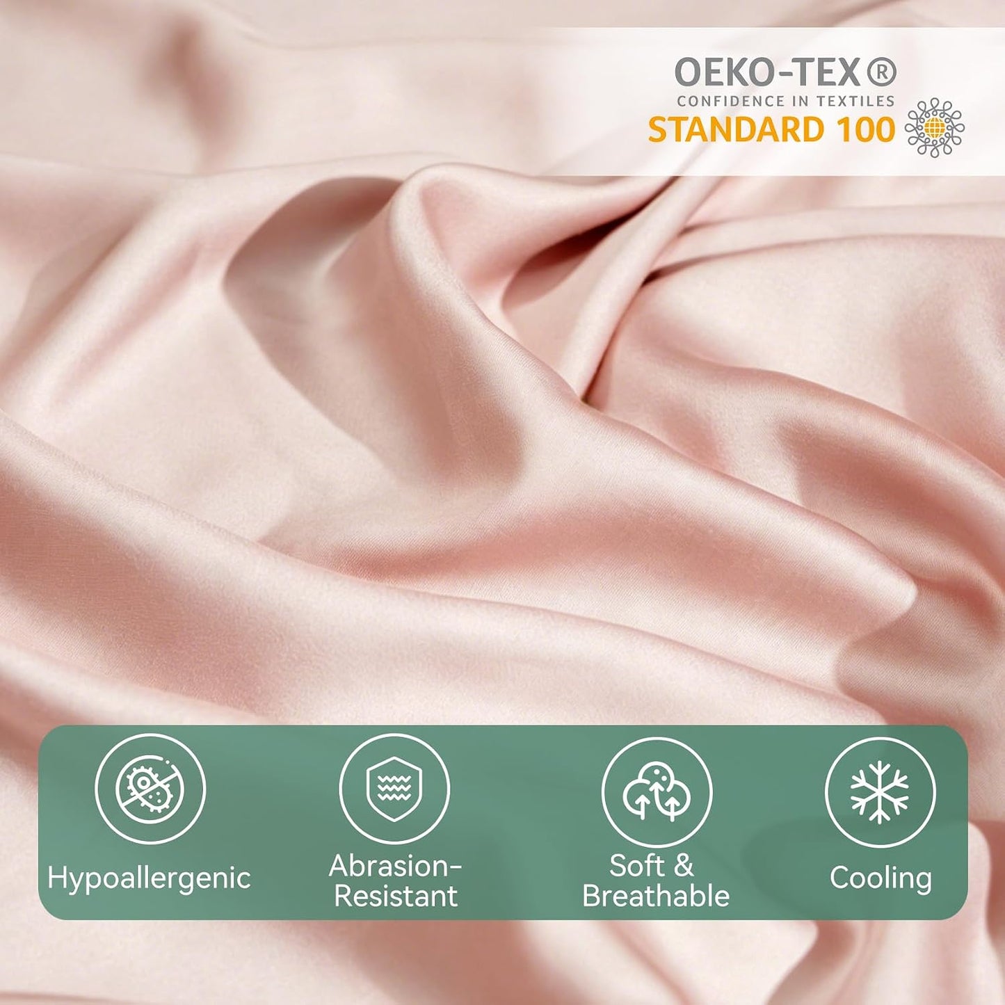 Cooling Curved Pillowcase for Side Sleeper Pillow - Rayon Derived from Bamboo Pillowcase with Zipper, Breathable and Soft Silky Cover for Hot Sleeper Protecting Hair & Skin Queen Size 2 Pack, White