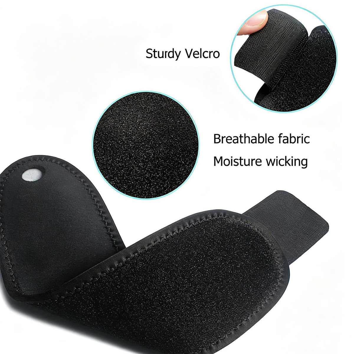 Wrist Brace Wrist Wraps for Carpal Tunnel 2 Pack Wrist Brace Compression Straps Hand Support, Adjustable Wrist Support for Arthritis and Tendinitis, Joint Pain Relief (Black)