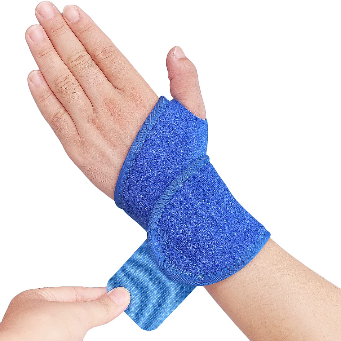 Wrist Brace Wrist Wraps for Carpal Tunnel 2 Pack Wrist Brace Compression Straps Hand Support, Adjustable Wrist Support for Arthritis and Tendinitis, Joint Pain Relief (Black)
