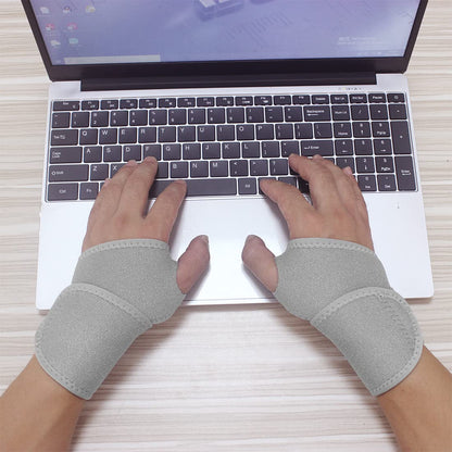 Wrist Brace Wrist Wraps for Carpal Tunnel 2 Pack Wrist Brace Compression Straps Hand Support, Adjustable Wrist Support for Arthritis and Tendinitis, Joint Pain Relief (Black)