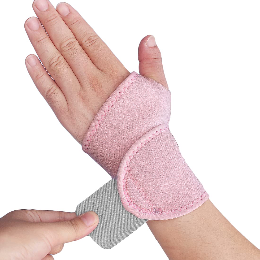 Wrist Brace Wrist Wraps for Carpal Tunnel 2 Pack Wrist Brace Compression Straps Hand Support, Adjustable Wrist Support for Arthritis and Tendinitis, Joint Pain Relief (Black)
