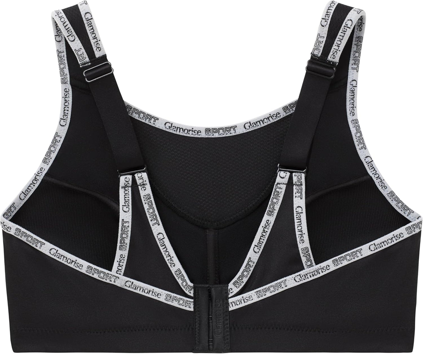 Full Figure Plus Size No-Bounce Camisole Sports Bra Wirefree #1066 - Colors A