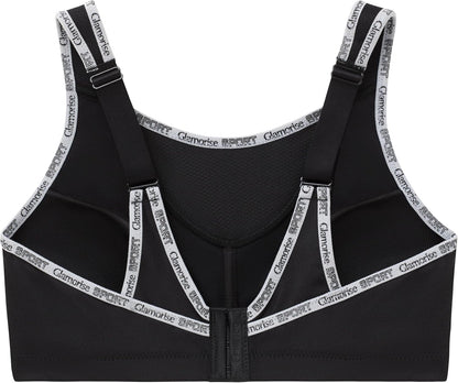 Full Figure Plus Size No-Bounce Camisole Sports Bra Wirefree #1066 - Colors A
