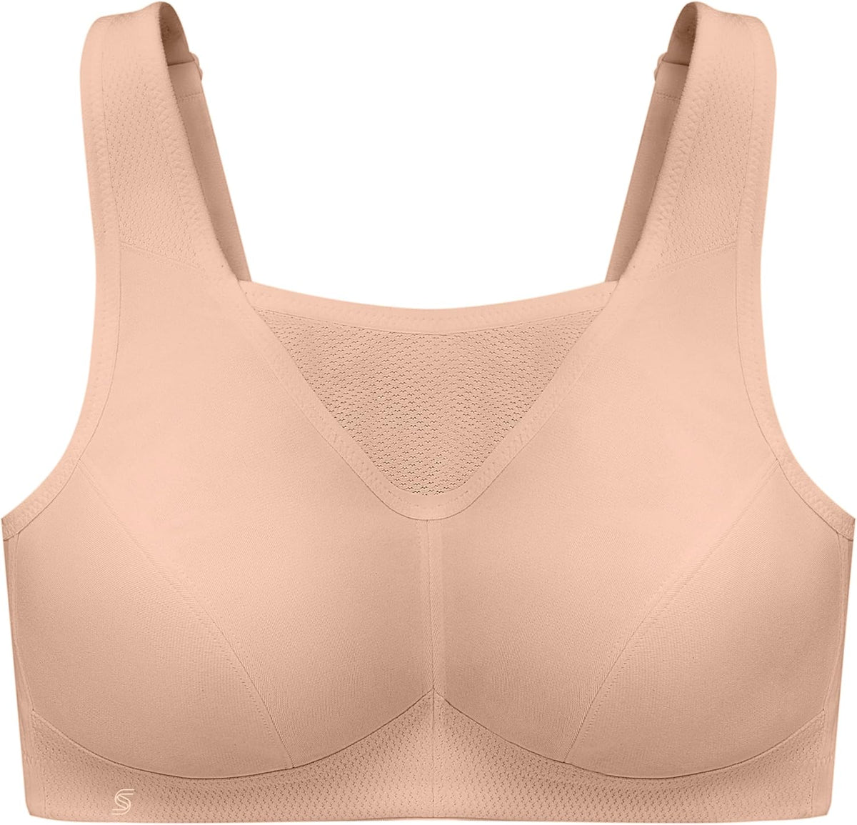 Full Figure Plus Size No-Bounce Camisole Sports Bra Wirefree #1066 - Colors A