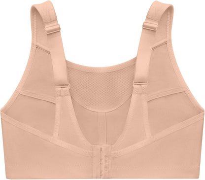 Full Figure Plus Size No-Bounce Camisole Sports Bra Wirefree #1066 - Colors A