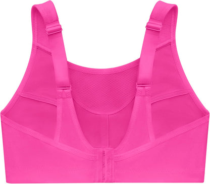 Full Figure Plus Size No-Bounce Camisole Sports Bra Wirefree #1066 - Colors A