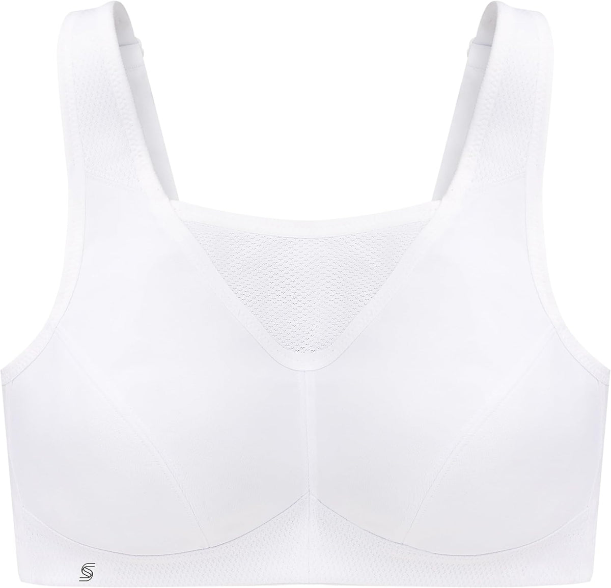 Full Figure Plus Size No-Bounce Camisole Sports Bra Wirefree #1066 - Colors A