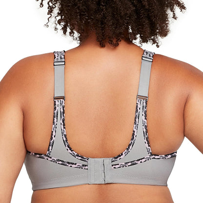 Full Figure Plus Size No-Bounce Camisole Sports Bra Wirefree #1066 - Colors A