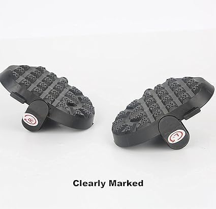 1/2 9/16Exercise Bike Pedals for Indoor Bike, Stationary Bike, Spin Bike, Gym Pedals with Toe Clips, 1 Pair