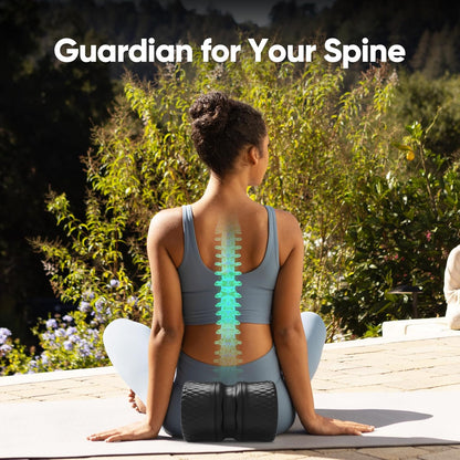 Back Roller - Deep Tissue Massage Wheel, Yoga Wheel & Back Stretcher for Pain Relief (6'')