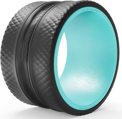 Back Roller - Deep Tissue Massage Wheel, Yoga Wheel & Back Stretcher for Pain Relief (6'')