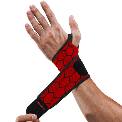 Sport Slim Wrist Wrap - Wrist Brace for Carpal Tunnel Relief, Neoprene-Free Compression Wrist Support for Workout, Adjustable Wrist Guards Fit Right Left Hand(Violet, Pack of 1)