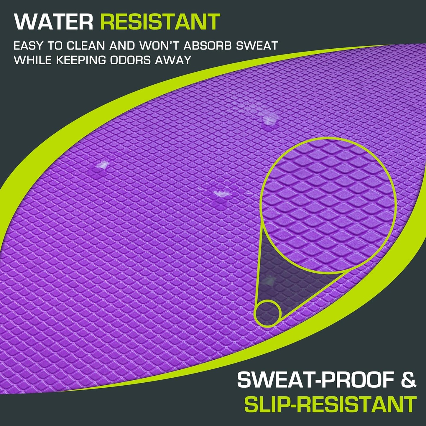 Exercise Balance Pad, Non-Slip Cushioned Foam Mat & Knee Pad for Fitness and Stability Training, Yoga, Physical Therapy
