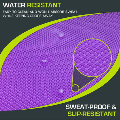 Exercise Balance Pad, Non-Slip Cushioned Foam Mat & Knee Pad for Fitness and Stability Training, Yoga, Physical Therapy