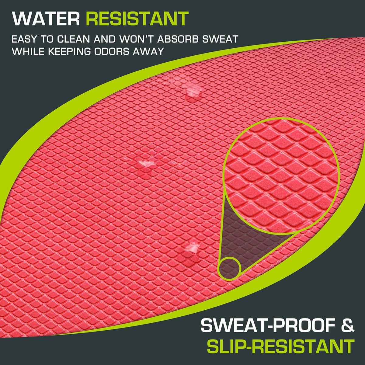 Exercise Balance Pad, Non-Slip Cushioned Foam Mat & Knee Pad for Fitness and Stability Training, Yoga, Physical Therapy