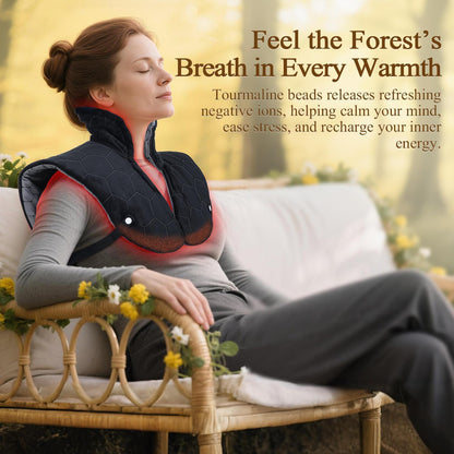 2X Graphene-Infused Heating Pad for Neck and Shoulders and Back