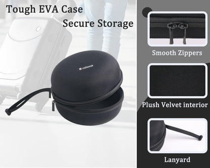 Hard Shell Travel Case for U-Shaped Neck Pillow, Compatible with Napfun SAIREIDER Cirorld FlyHugz, CASE ONLY