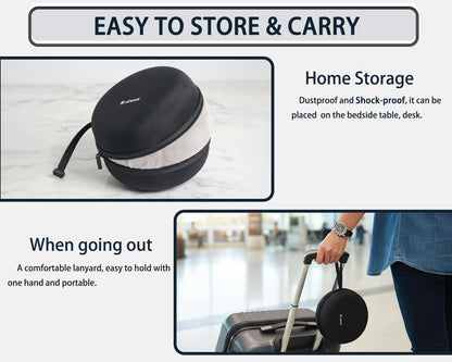 Hard Shell Travel Case for U-Shaped Neck Pillow, Compatible with Napfun SAIREIDER Cirorld FlyHugz, CASE ONLY