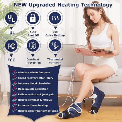 Electric Neck Heating Pad for Pain Relief, 86℉-158℉ & 30S Heating Heated Neck Wrap Warmer for Soreness Stiffness, Super Soft Heated Scarf, Neck Heat Pad, Auto Shut-Off Timer, Gifts for Women