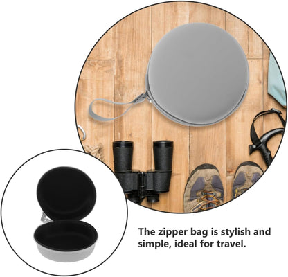 Neck Pillow Travel Bag U-Shape Pillow Storage Box with Zipper Case Portable Neck Case for Airplane Travel Easy Carry and Hang 1-Piece