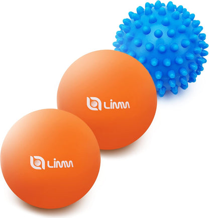 Peanut Massage Ball - Double Lacrosse Massage Ball & Mobility Ball for Physical Therapy - Deep Tissue Massage Tool for Myofascial Release, Muscle Relaxer, Acupoint Massage