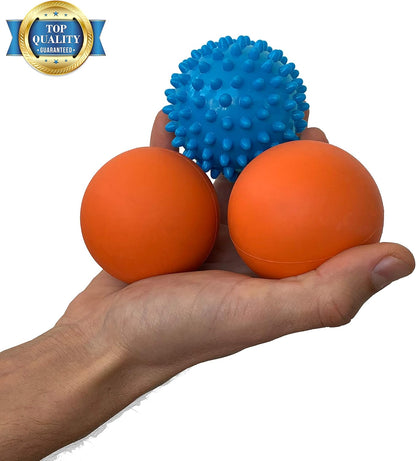 Peanut Massage Ball - Double Lacrosse Massage Ball & Mobility Ball for Physical Therapy - Deep Tissue Massage Tool for Myofascial Release, Muscle Relaxer, Acupoint Massage