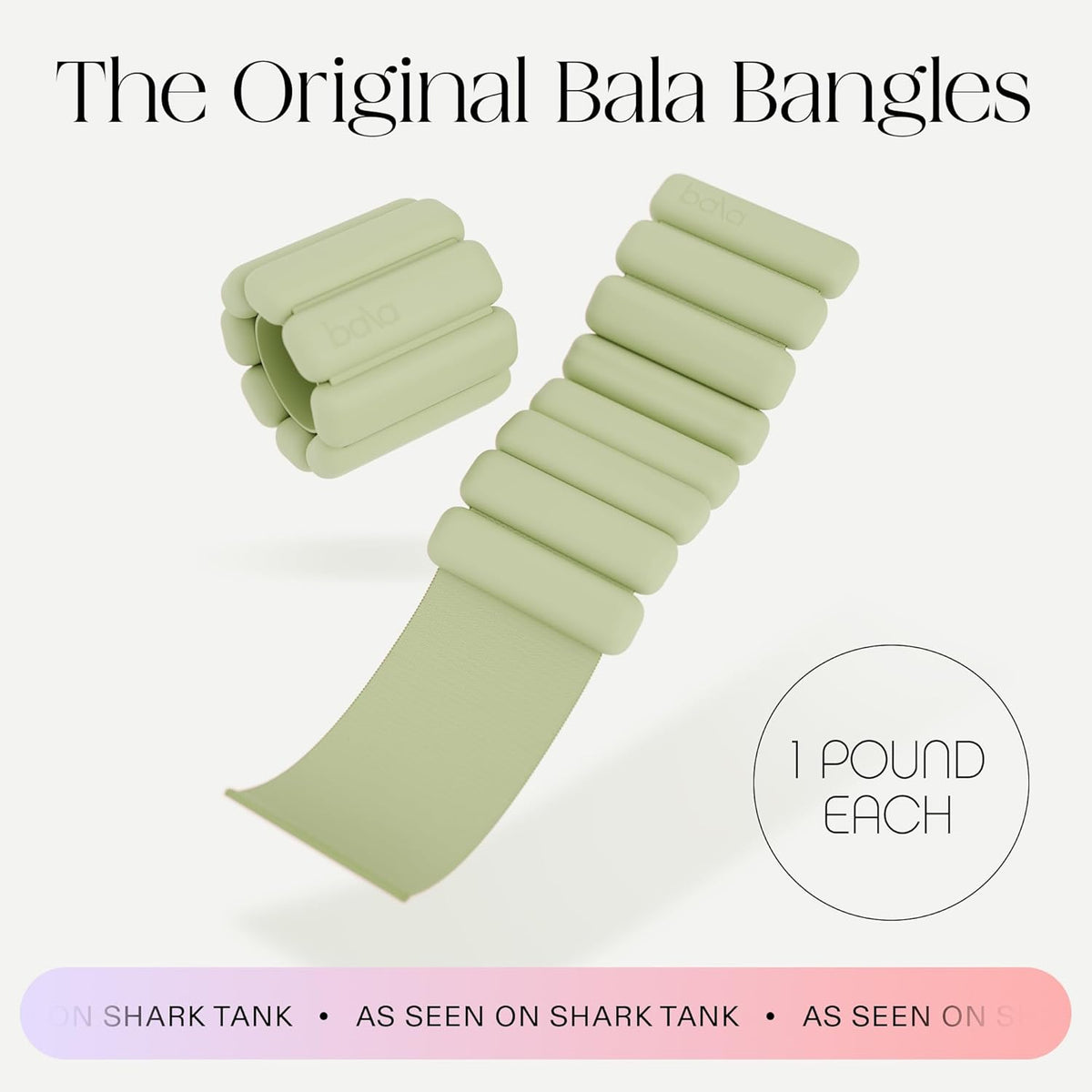Bangles Wrist & Ankle Weights for Women & Men - Adjustable Weighted Bands - Soft Silicone Arm & Leg Weights for Pilates, Yoga, Walking, Barre, Home Workout & Strength Training Exercise
