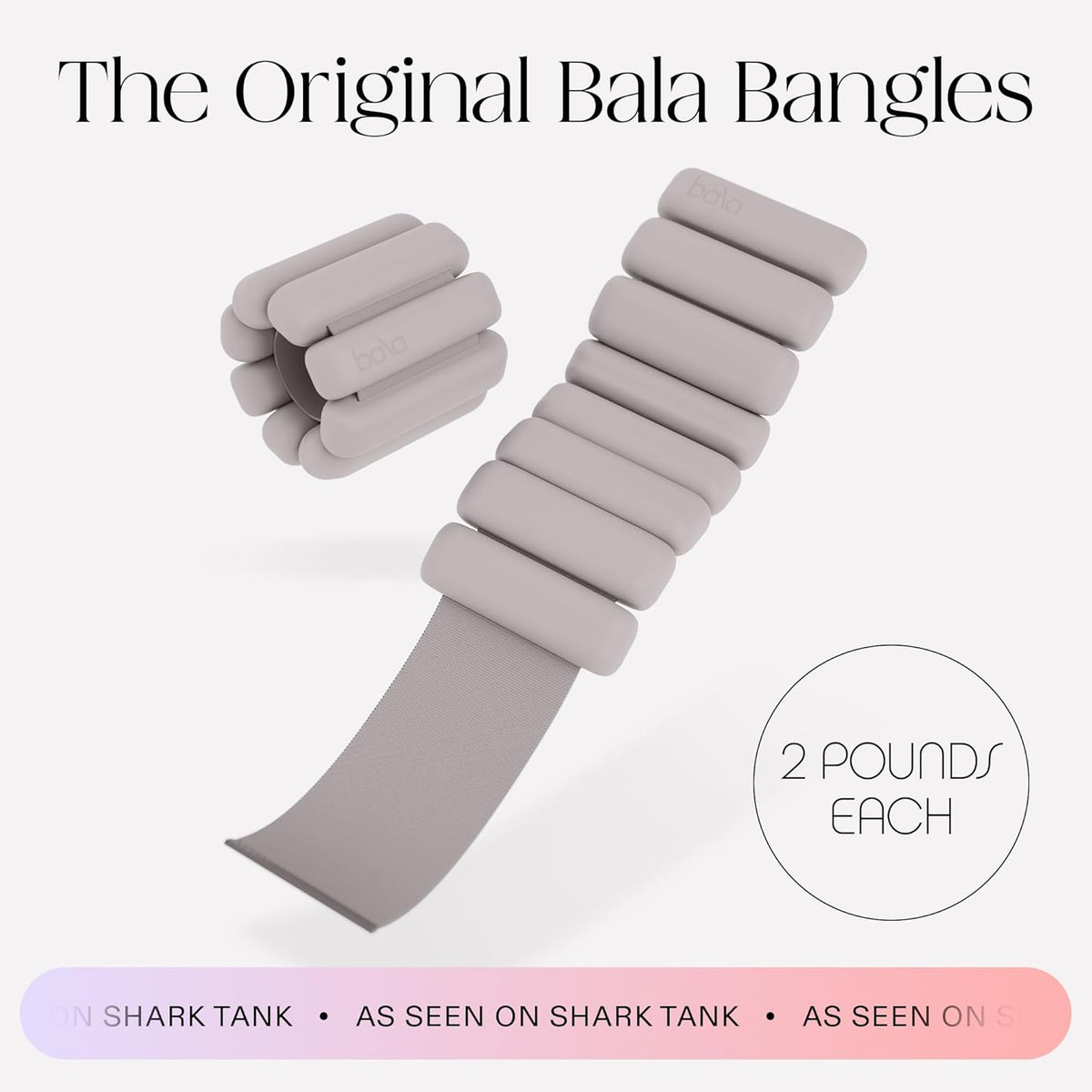Bangles Wrist & Ankle Weights for Women & Men - Adjustable Weighted Bands - Soft Silicone Arm & Leg Weights for Pilates, Yoga, Walking, Barre, Home Workout & Strength Training Exercise