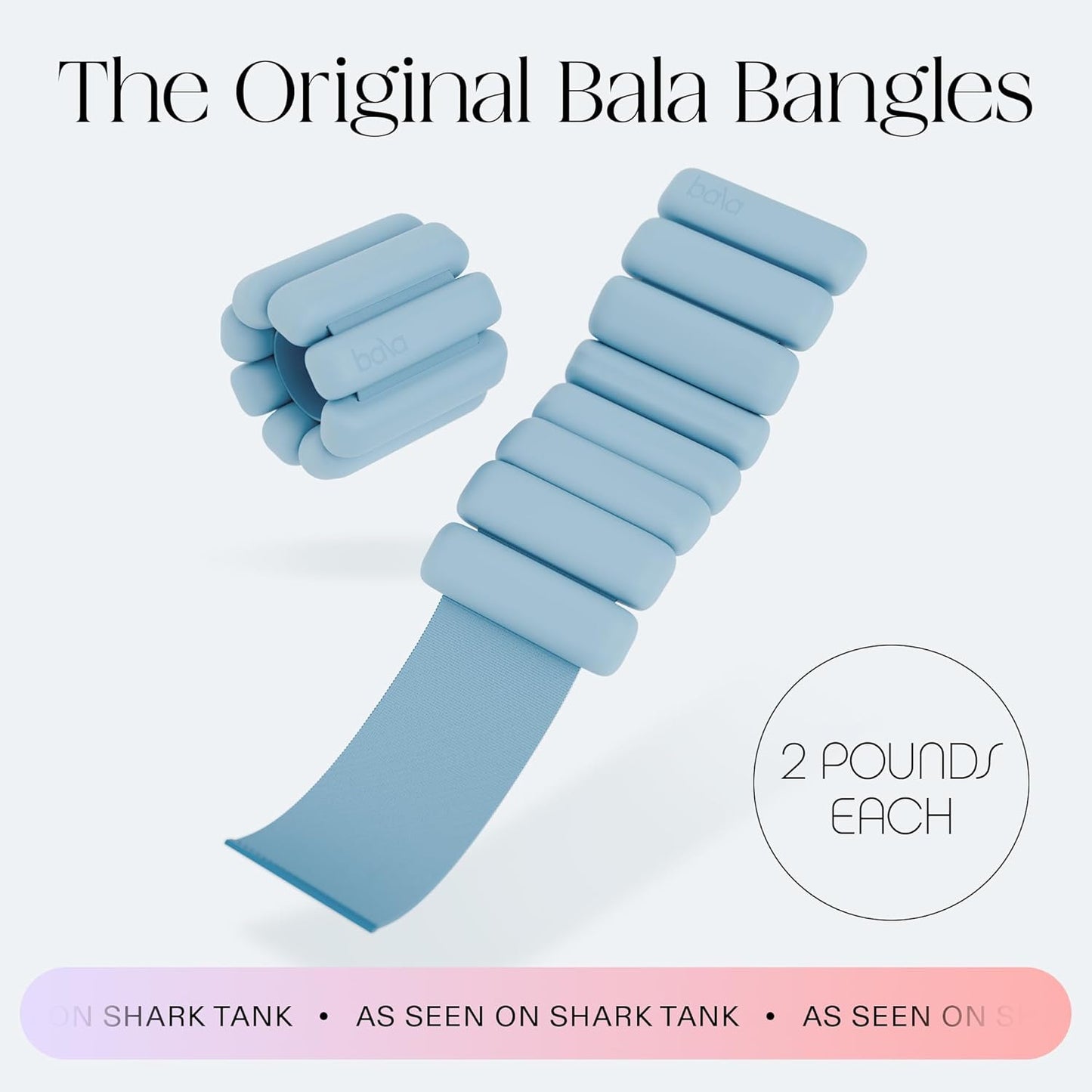 Bangles Wrist & Ankle Weights for Women & Men - Adjustable Weighted Bands - Soft Silicone Arm & Leg Weights for Pilates, Yoga, Walking, Barre, Home Workout & Strength Training Exercise