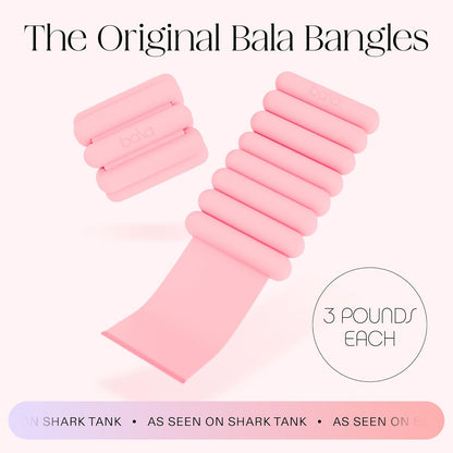 Bangles Wrist & Ankle Weights for Women & Men - Adjustable Weighted Bands - Soft Silicone Arm & Leg Weights for Pilates, Yoga, Walking, Barre, Home Workout & Strength Training Exercise