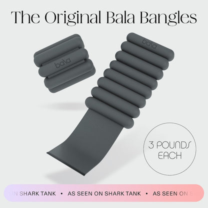 Bangles Wrist & Ankle Weights for Women & Men - Adjustable Weighted Bands - Soft Silicone Arm & Leg Weights for Pilates, Yoga, Walking, Barre, Home Workout & Strength Training Exercise
