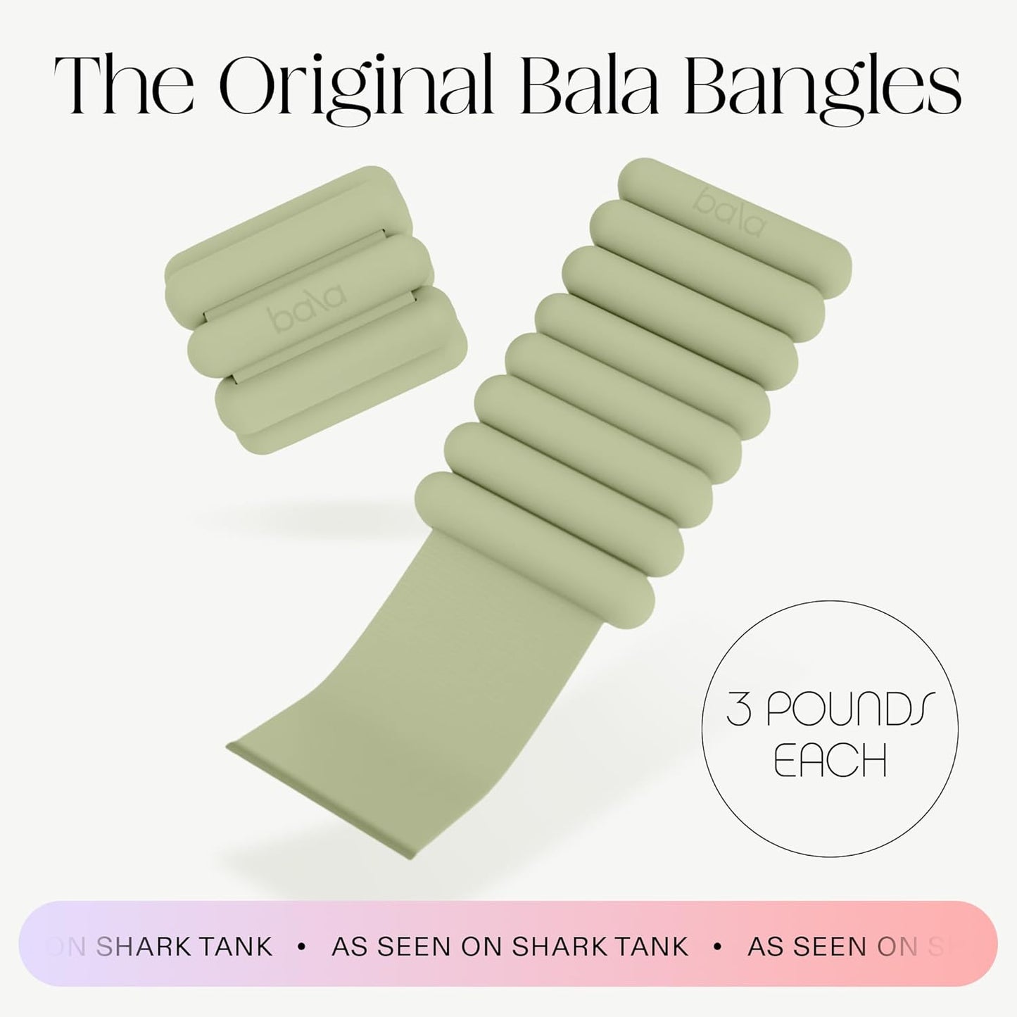 Bangles Wrist & Ankle Weights for Women & Men - Adjustable Weighted Bands - Soft Silicone Arm & Leg Weights for Pilates, Yoga, Walking, Barre, Home Workout & Strength Training Exercise