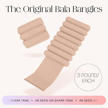Bangles Wrist & Ankle Weights for Women & Men - Adjustable Weighted Bands - Soft Silicone Arm & Leg Weights for Pilates, Yoga, Walking, Barre, Home Workout & Strength Training Exercise