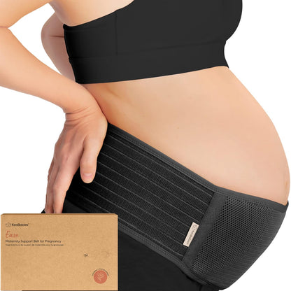Pregnancy Belly Bands for Pregnant Women,1pk (Classic Ivory, M/L) | Soft, Breathable, Maternity Belly Support Band, Easy Adjustable Maternity Belt for Back, Pelvic Support, Comfortable