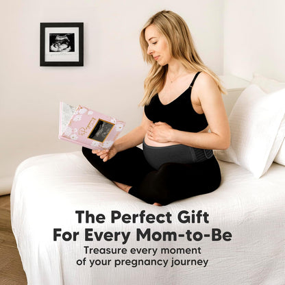Pregnancy Belly Bands for Pregnant Women,1pk (Classic Ivory, M/L) | Soft, Breathable, Maternity Belly Support Band, Easy Adjustable Maternity Belt for Back, Pelvic Support, Comfortable