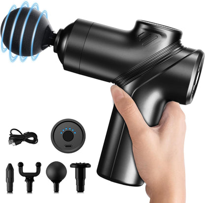 Massage Gun Deep Tissue Mini Muscle Massager for Pain Relief, Blue