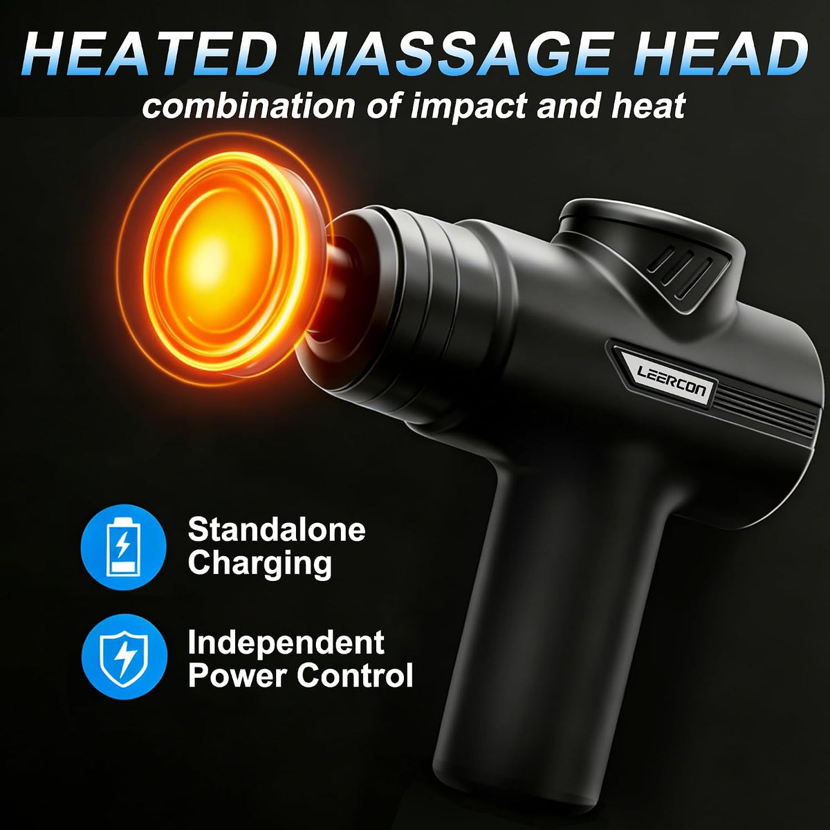 Massage Gun Deep Tissue Mini Muscle Massager for Pain Relief, Blue