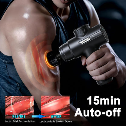 Massage Gun Deep Tissue Mini Muscle Massager for Pain Relief, Blue
