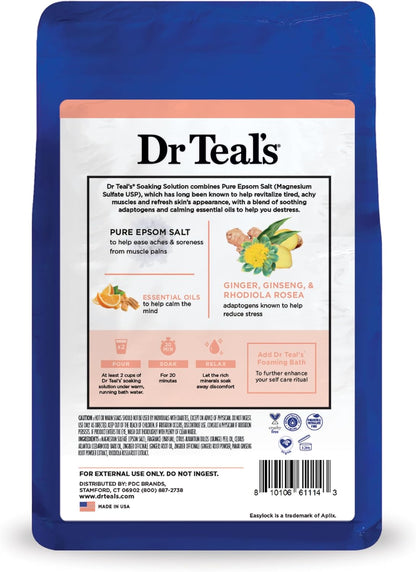 Epsom Salt Magnesium Soak, Stress Relief with Essential Oils, 3 lbs