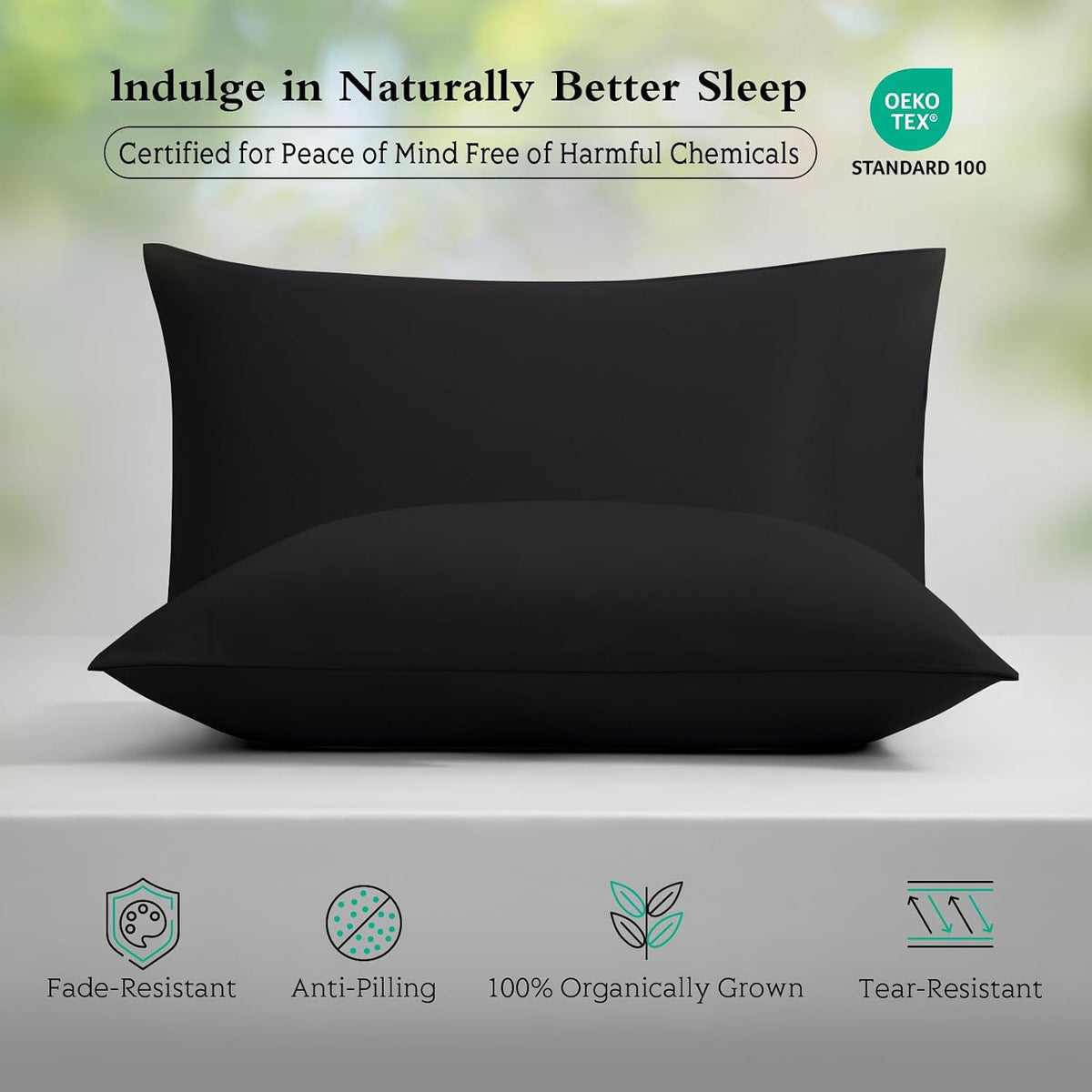 Cooling Pillowcases Queen Size Set of 2, Viscose Derived from Bamboo for Hot Sleepers, Soft & Silky Pillow Covers with Envelope Closure (Light Pink, 2 Pack, 20x30 inches)