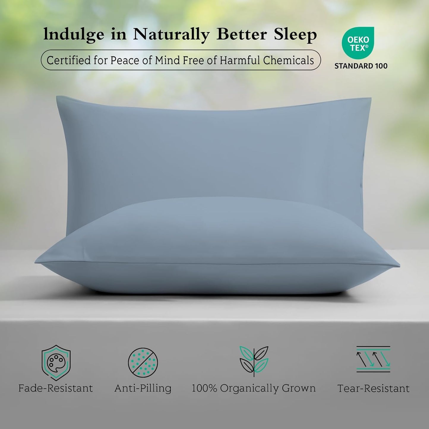 Cooling Pillowcases Queen Size Set of 2, Viscose Derived from Bamboo for Hot Sleepers, Soft & Silky Pillow Covers with Envelope Closure (Light Pink, 2 Pack, 20x30 inches)