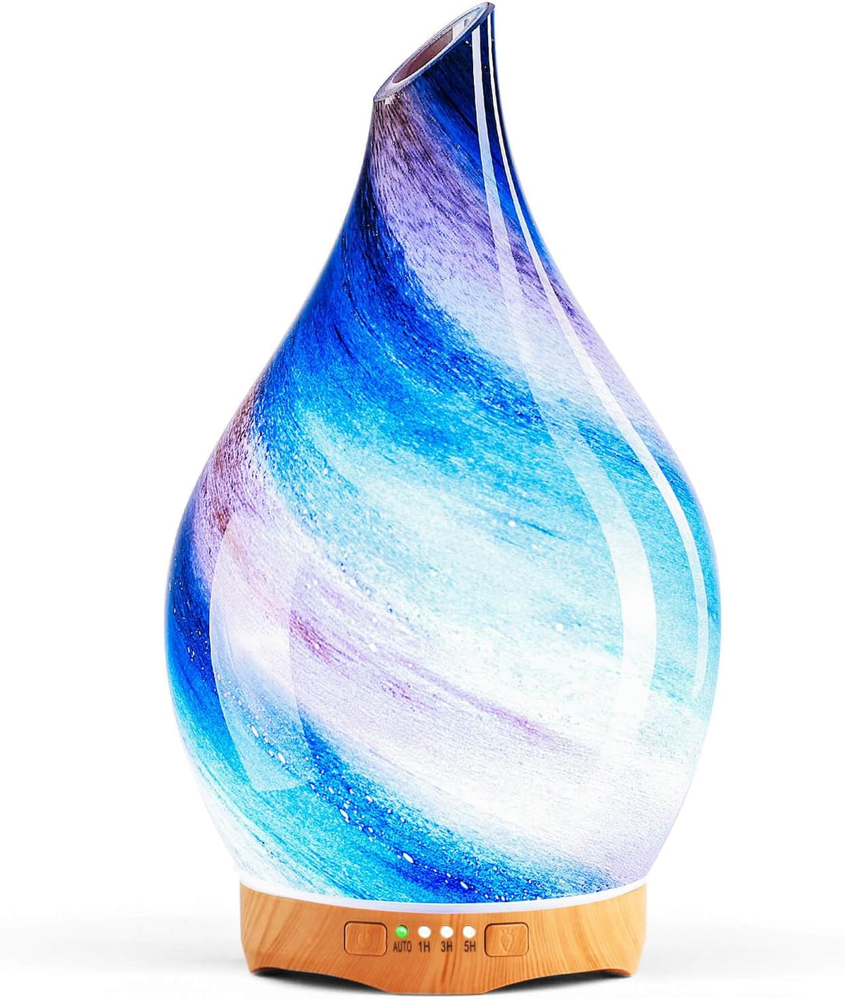 Essential Oil Diffuser 280ml Handmade Glass Diffuser 7H Runtime