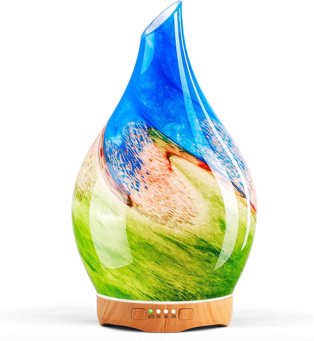 Essential Oil Diffuser 280ml Handmade Glass Diffuser 7H Runtime