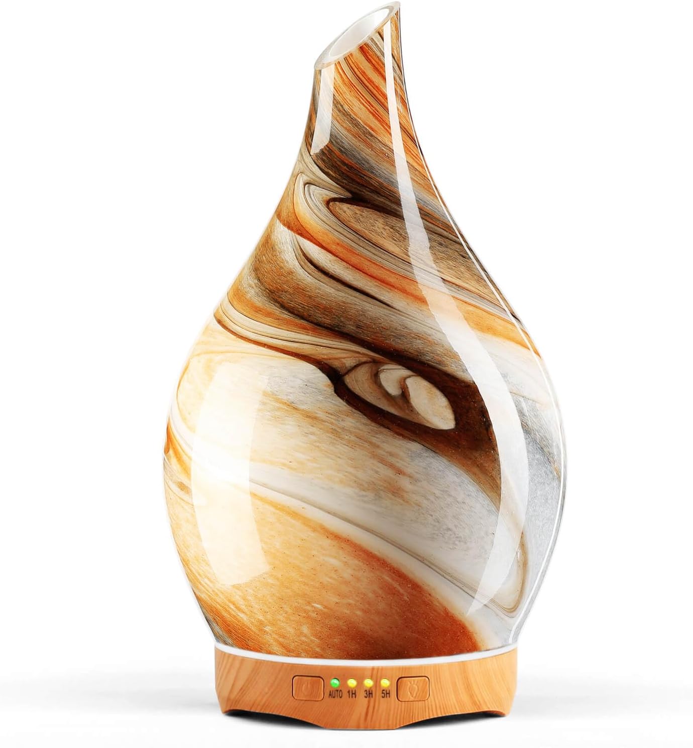 Essential Oil Diffuser 280ml Handmade Glass Diffuser 7H Runtime