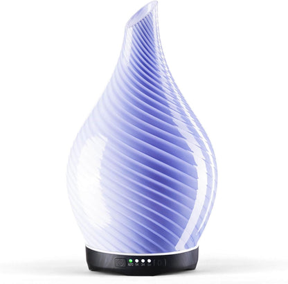 Essential Oil Diffuser 280ml Handmade Glass Diffuser 7H Runtime