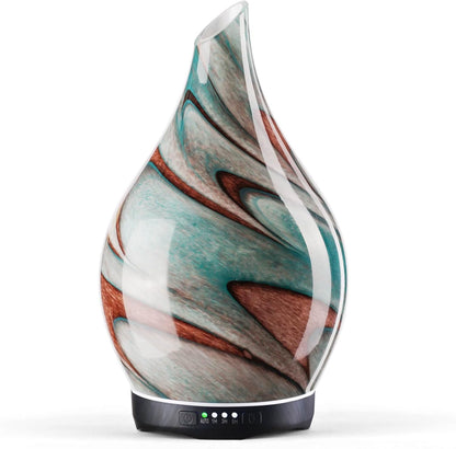 Essential Oil Diffuser 280ml Handmade Glass Diffuser 7H Runtime
